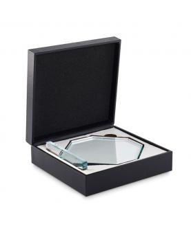 RUMBO Trofeo de cristal con caja