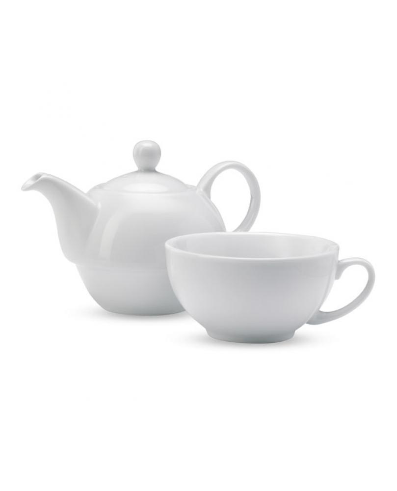 TEA TIME Set de tetera y taza 400 ml