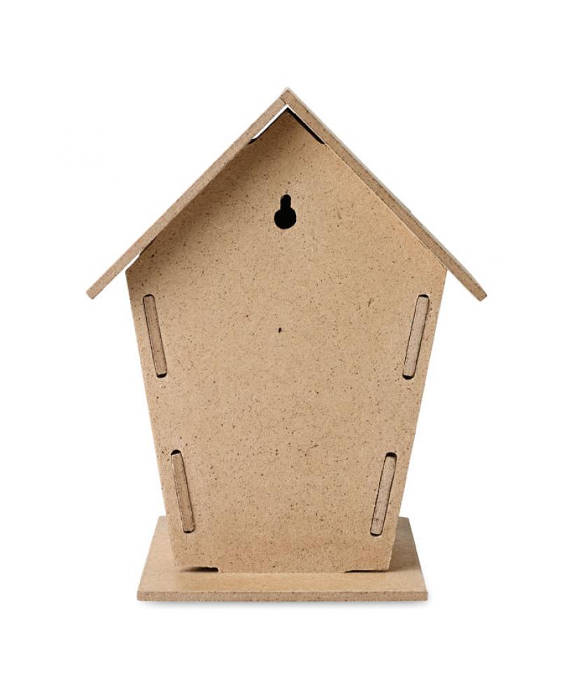 WOOHOUSE Caseta aglomerado para pájaros