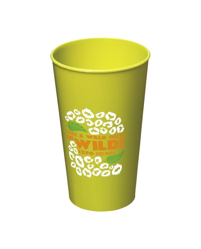 Vaso reutilizable de color para festivales y celebraciones