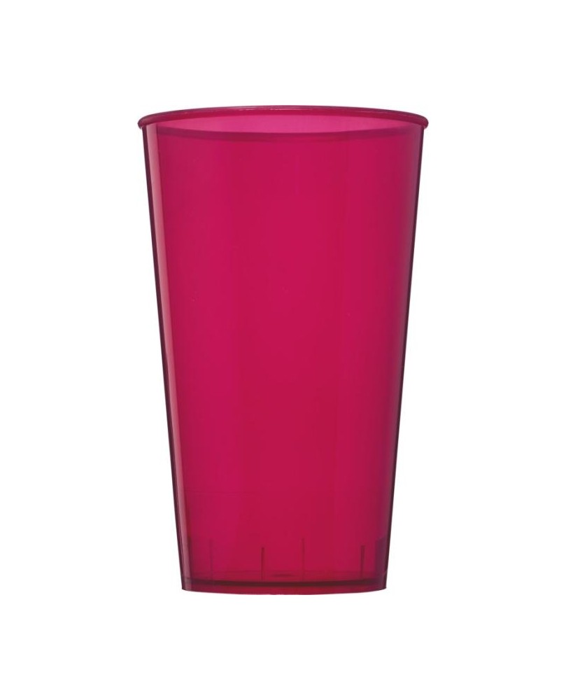 Vaso reutilizable de color para festivales y celebraciones