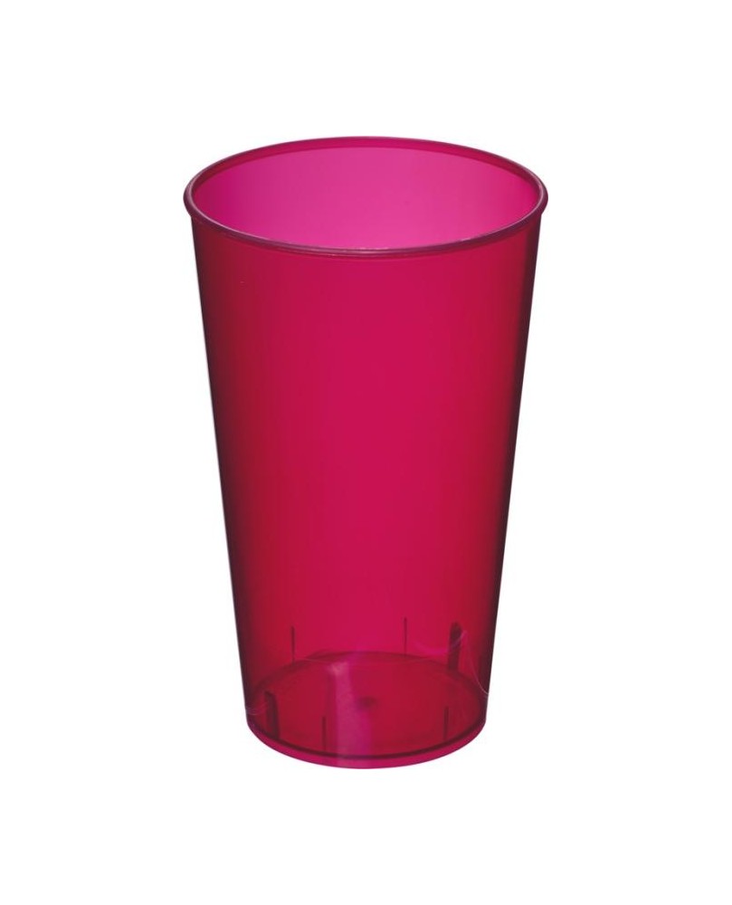 Vaso reutilizable de color para festivales y celebraciones