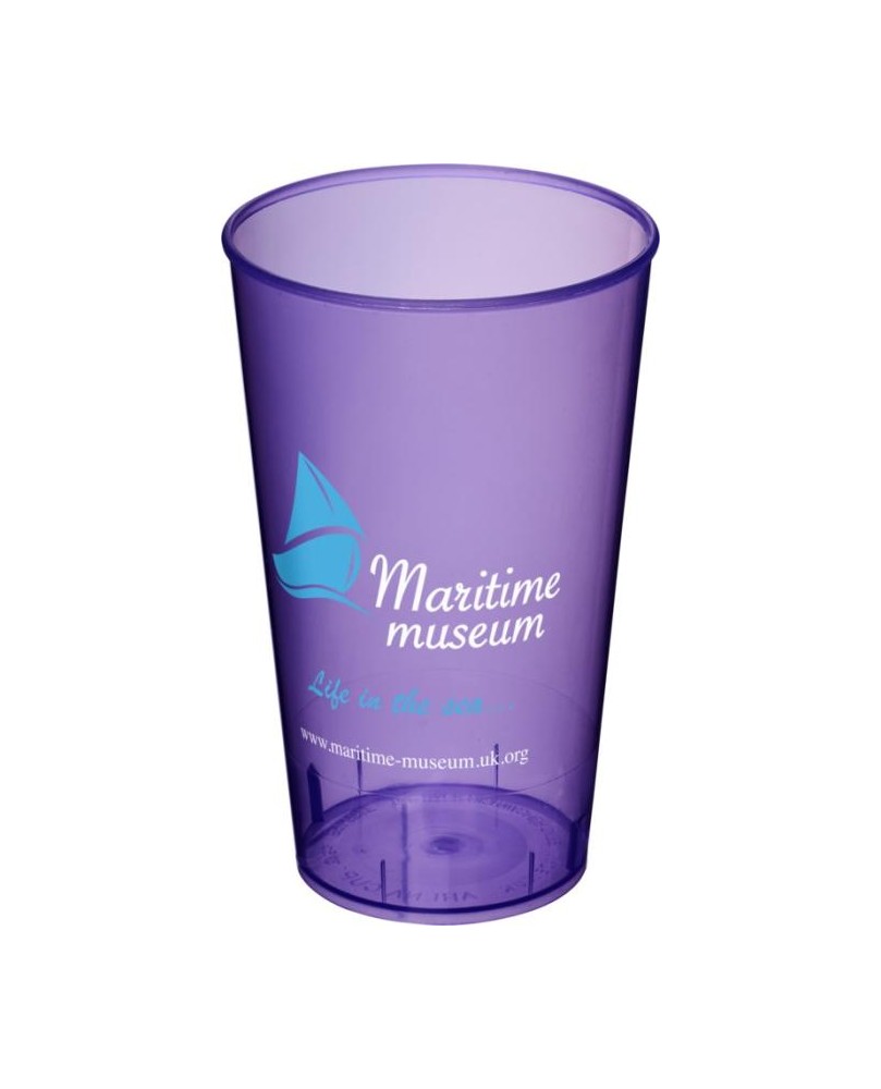 Vaso reutilizable de color para festivales y celebraciones