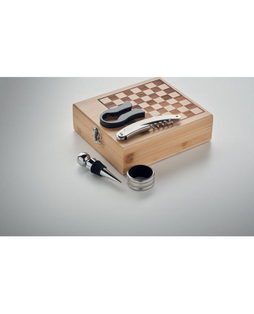 CHESSET Tablero ajedrez juego de vino