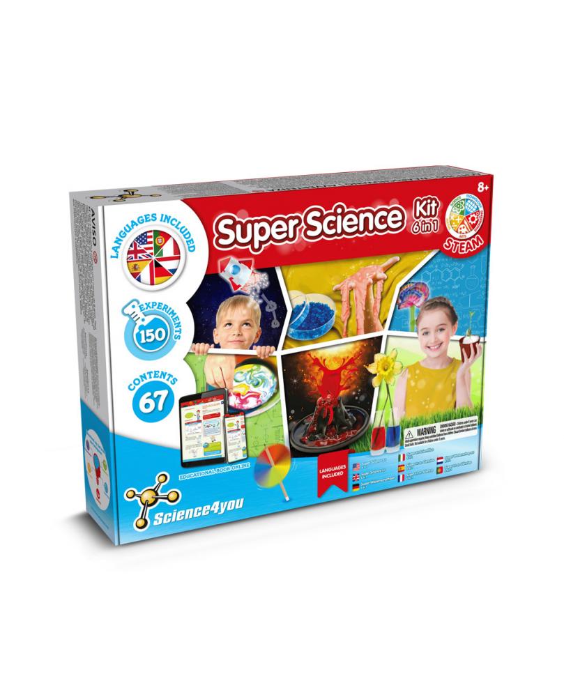 6 in 1 Super Science Kit I. Juguete educativo para niños