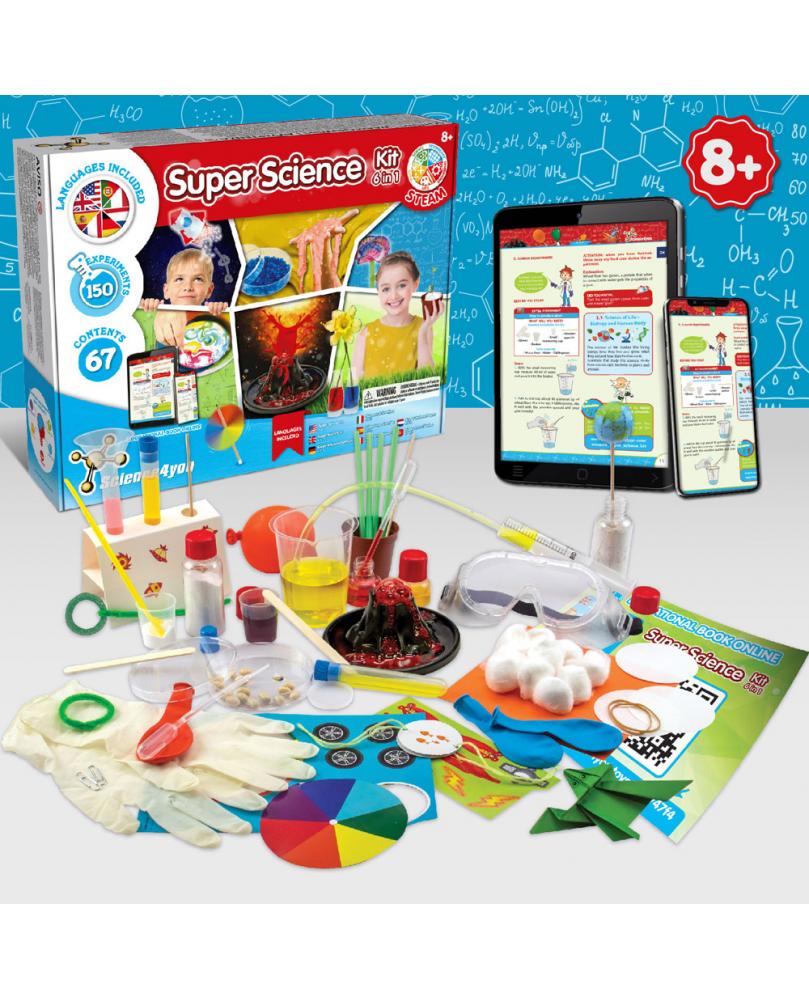 6 in 1 Super Science Kit I. Juguete educativo para niños