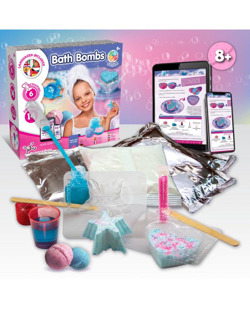 Bath Bombs Kit I. Juguete educativo para niños