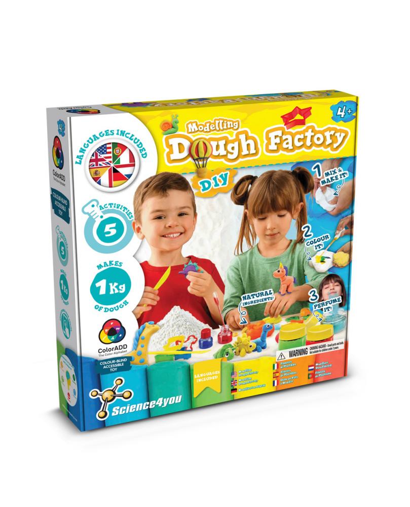 Modeling Dough Factory Kit II. Juego educativo suministrado con una bolsa de regalo plegable de 190T