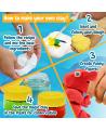 Modeling Dough Factory Kit II. Juego educativo suministrado con una bolsa de regalo plegable de 190T