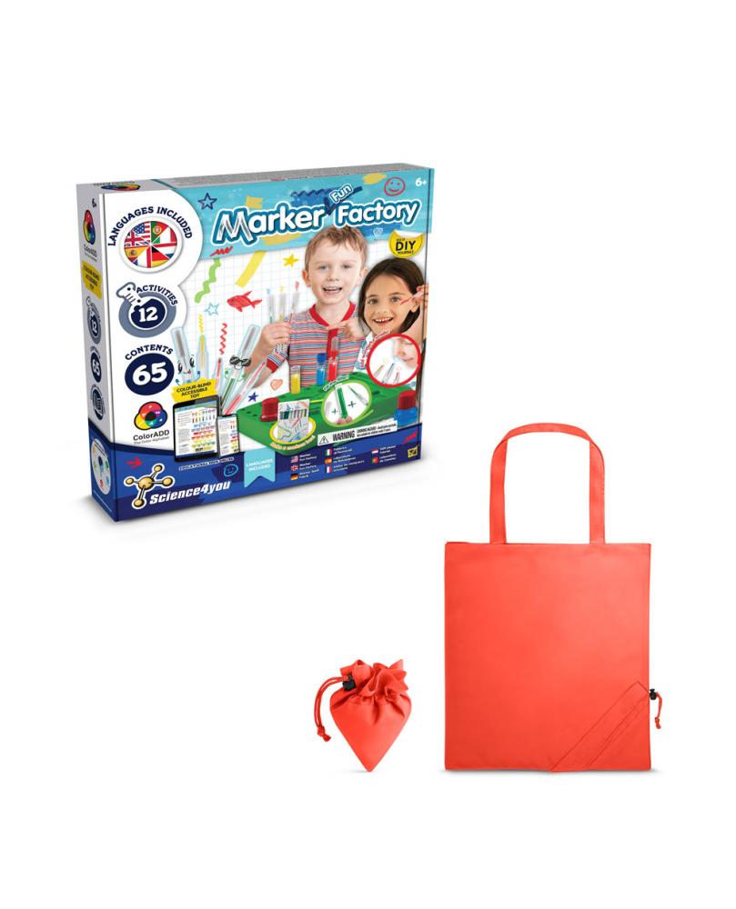 DIY Pen Factory Kit II. Kit educativo suministrado con una bolsa de regalo plegable de 190T