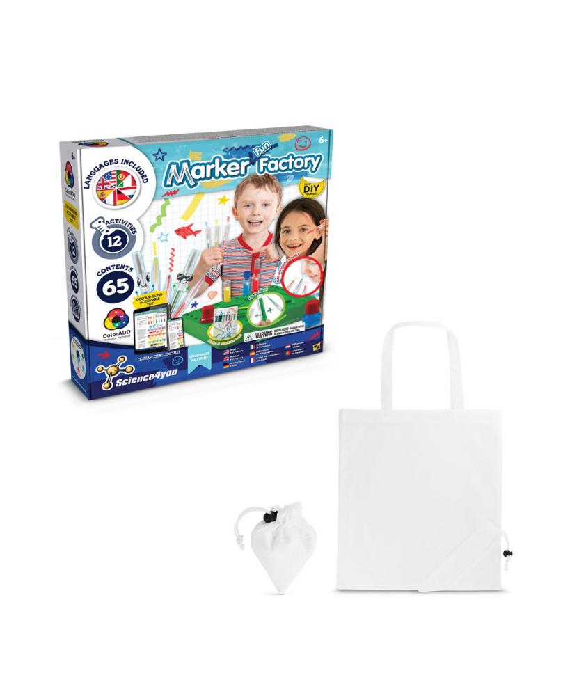 DIY Pen Factory Kit II. Kit educativo suministrado con una bolsa de regalo plegable de 190T