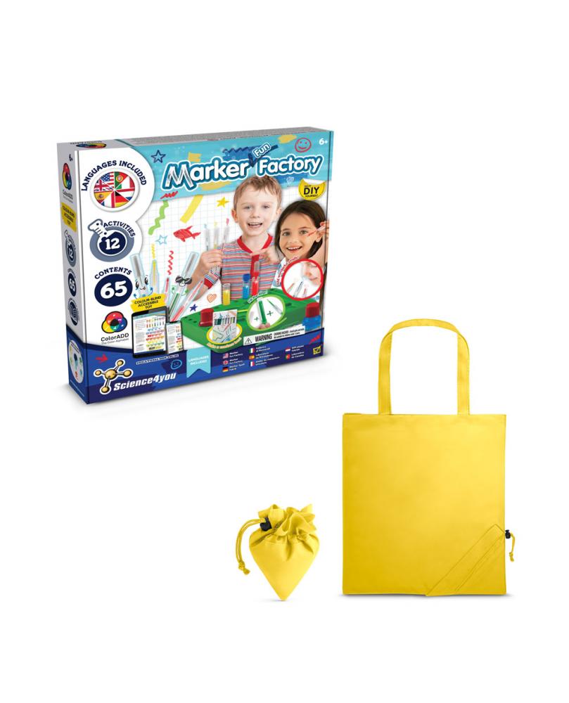 DIY Pen Factory Kit II. Kit educativo suministrado con una bolsa de regalo plegable de 190T