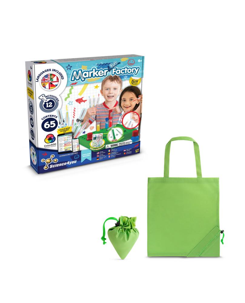 DIY Pen Factory Kit II. Kit educativo suministrado con una bolsa de regalo plegable de 190T