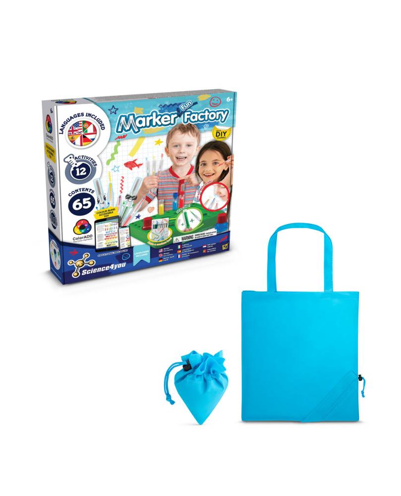 DIY Pen Factory Kit II. Kit educativo suministrado con una bolsa de regalo plegable de 190T