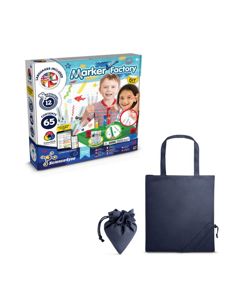 DIY Pen Factory Kit II. Kit educativo suministrado con una bolsa de regalo plegable de 190T