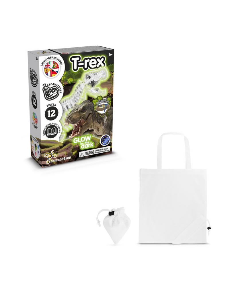 Fossil Excavation Kit V. Juego educativo suministrado con una bolsa de regalo plegable de 190T