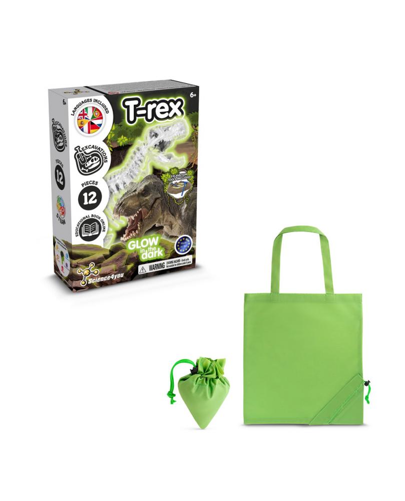 Fossil Excavation Kit V. Juego educativo suministrado con una bolsa de regalo plegable de 190T