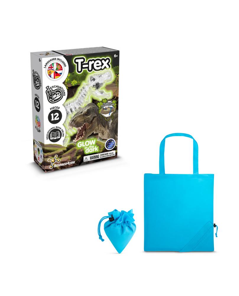 Fossil Excavation Kit V. Juego educativo suministrado con una bolsa de regalo plegable de 190T