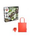 2 in 1 Fossil Excavation Kit V. Juego educativo suministrado con una bolsa de regalo plegable de 190T