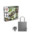 2 in 1 Fossil Excavation Kit V. Juego educativo suministrado con una bolsa de regalo plegable de 190T