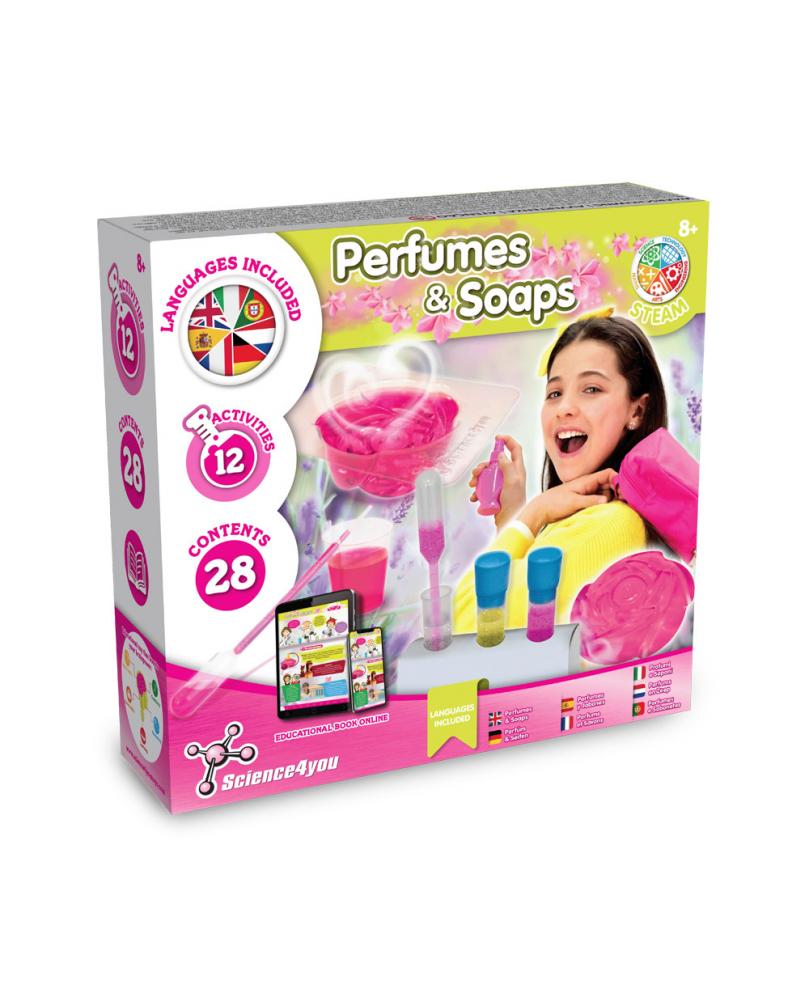 Perfume & Soap Factory Kit II. Juego educativo suministrado con una bolsa de regalo de papel kraft (90 g/m²)