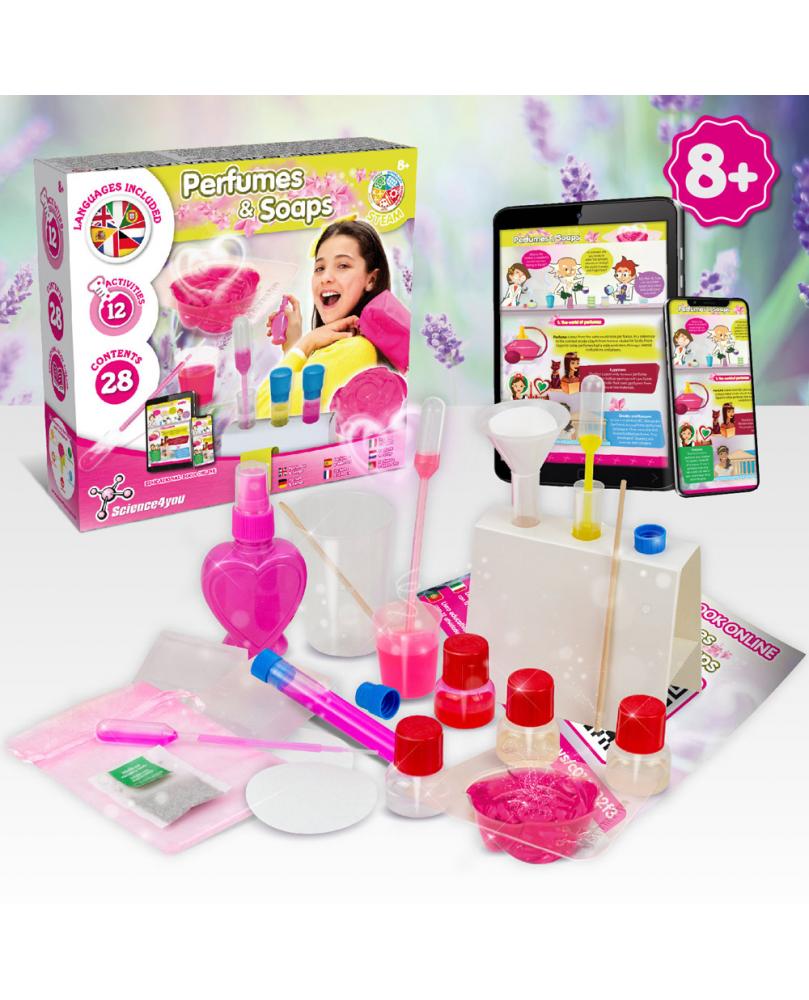 Perfume & Soap Factory Kit II. Juego educativo suministrado con una bolsa de regalo de papel kraft (90 g/m²)