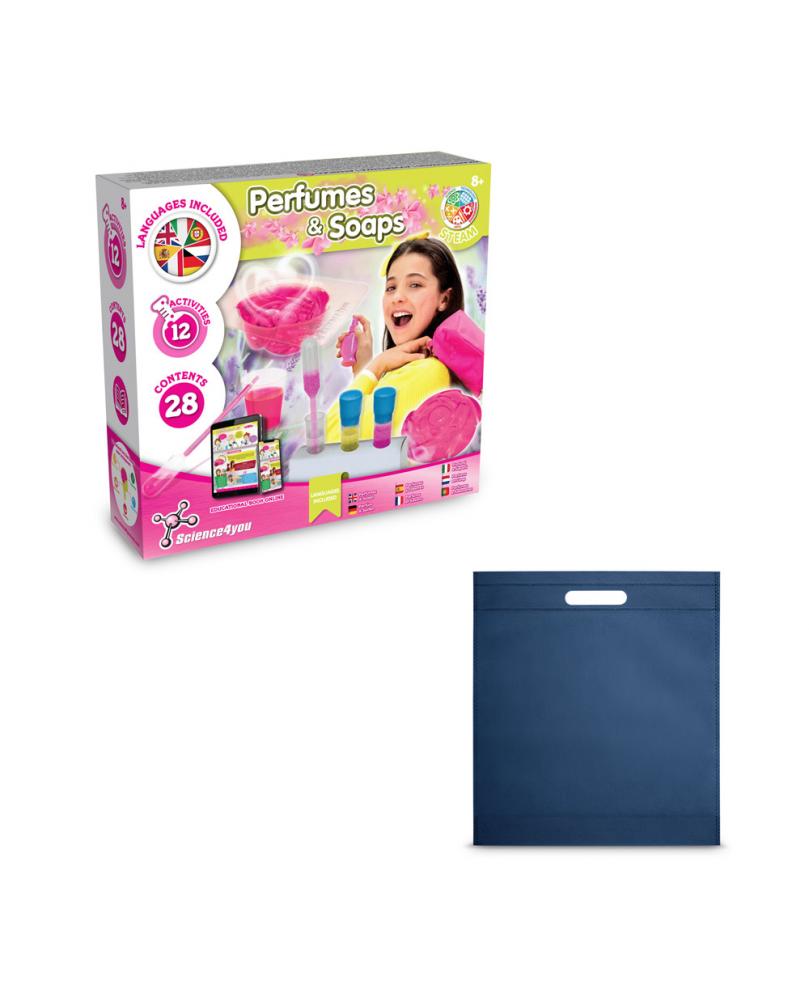 Perfume & Soap Factory Kit IV. Juego educativo suministrado con una bolsa de regalo de non woven (80 g/m²)