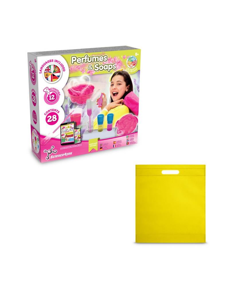 Perfume & Soap Factory Kit IV. Juego educativo suministrado con una bolsa de regalo de non woven (80 g/m²)