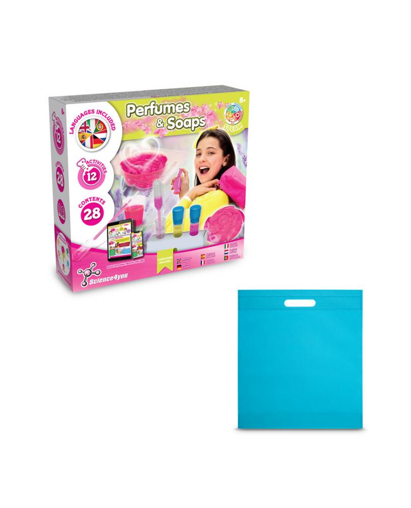 Perfume & Soap Factory Kit IV. Juego educativo suministrado con una bolsa de regalo de non woven (80 g/m²)