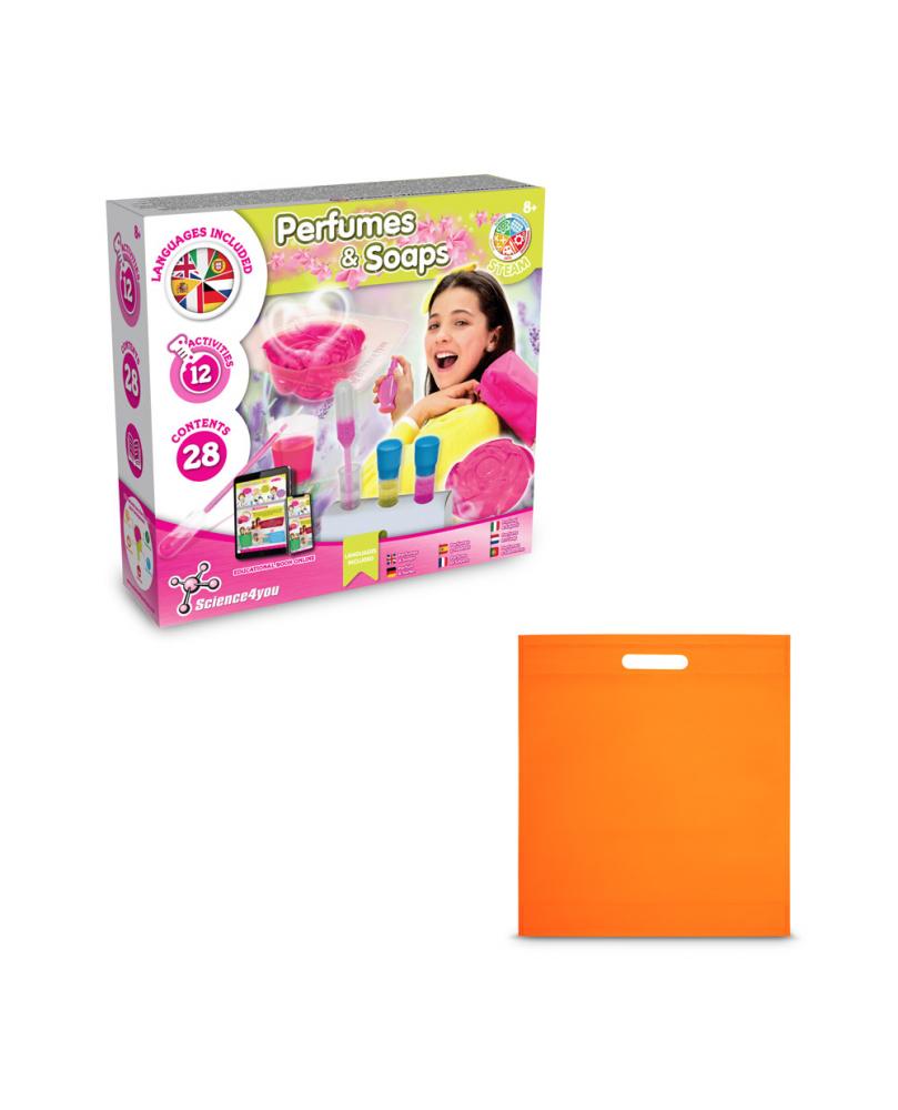 Perfume & Soap Factory Kit IV. Juego educativo suministrado con una bolsa de regalo de non woven (80 g/m²)