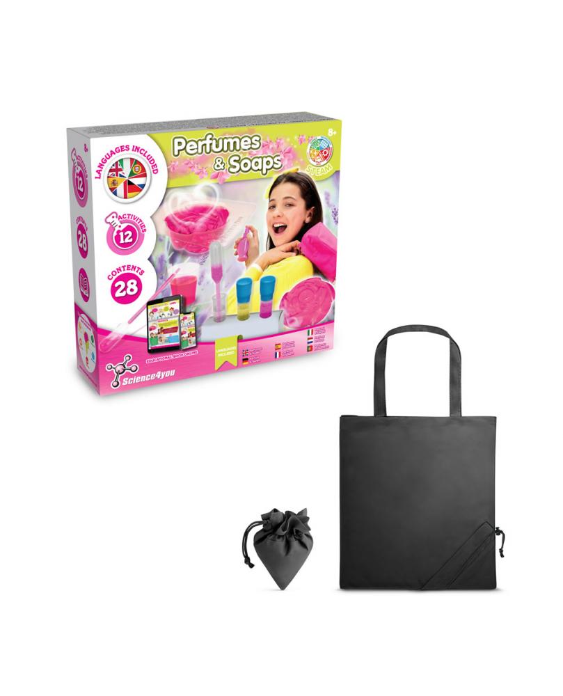 Perfume & Soap Factory Kit V. Juego educativo suministrado con una bolsa de regalo plegable de 190T