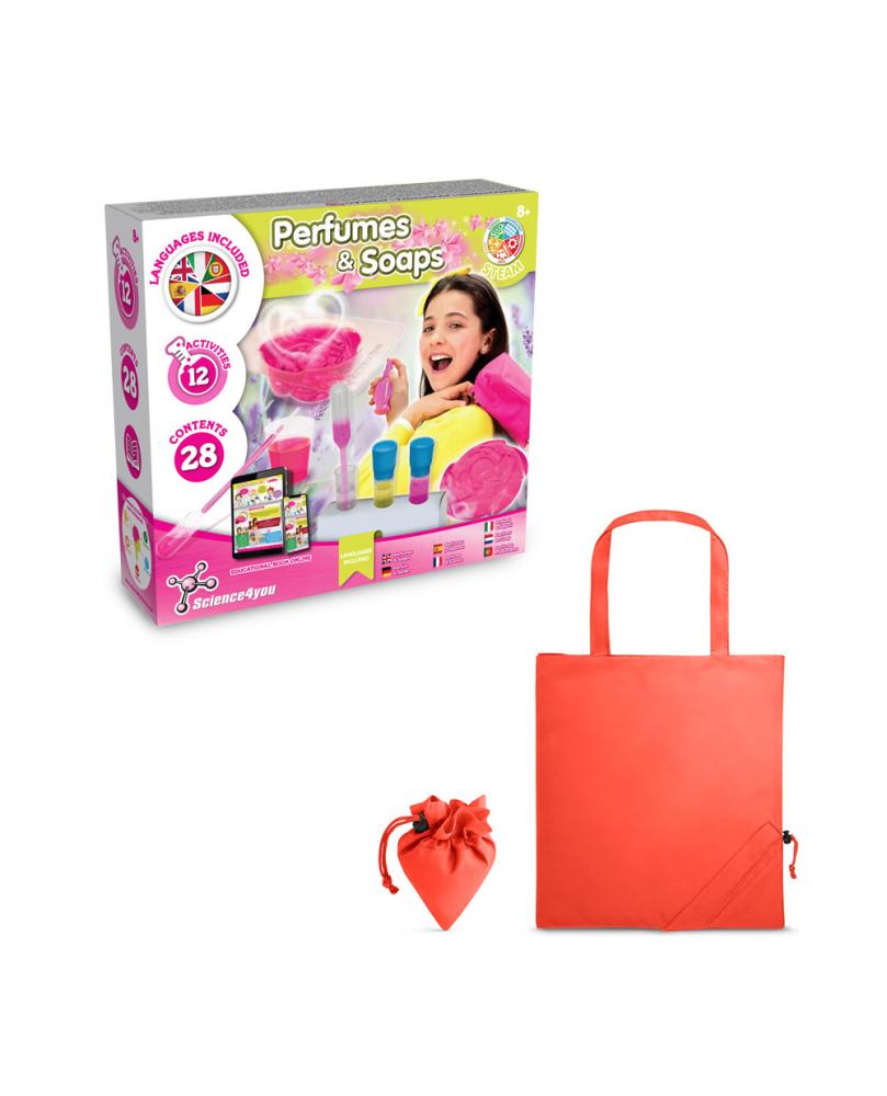 Perfume & Soap Factory Kit V. Juego educativo suministrado con una bolsa de regalo plegable de 190T