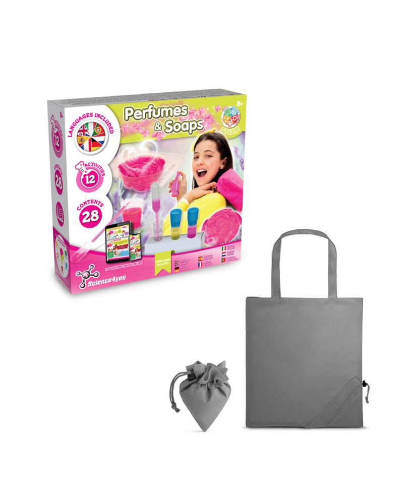 Perfume & Soap Factory Kit V. Juego educativo suministrado con una bolsa de regalo plegable de 190T