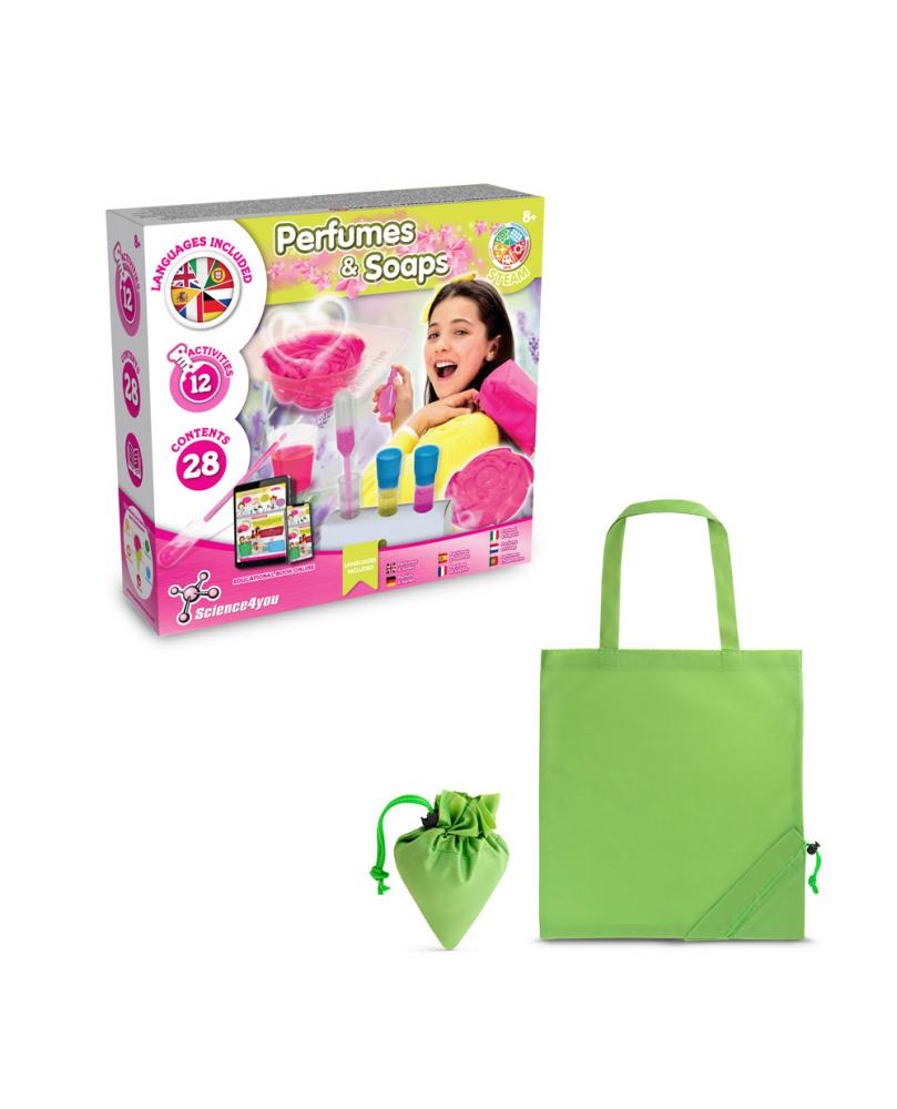 Perfume & Soap Factory Kit V. Juego educativo suministrado con una bolsa de regalo plegable de 190T