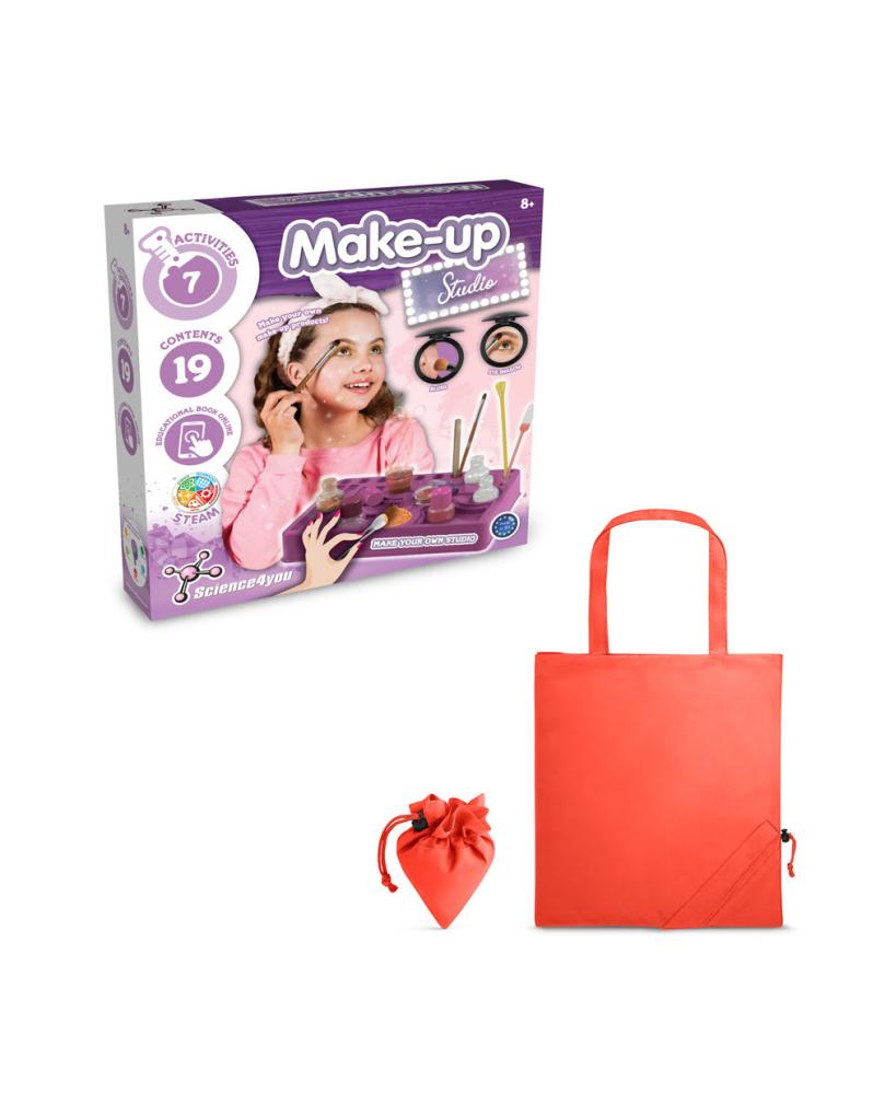 Makeup Studio Kit II. Kit educativo suministrado con una bolsa de regalo plegable de 190T