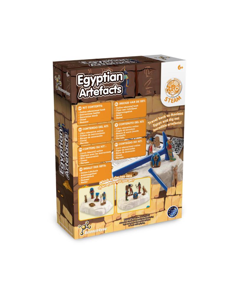 Ancient Egypt Excavation Kit II. Juego educativo suministrado con una bolsa de regalo de papel kraft (90 g/m²)