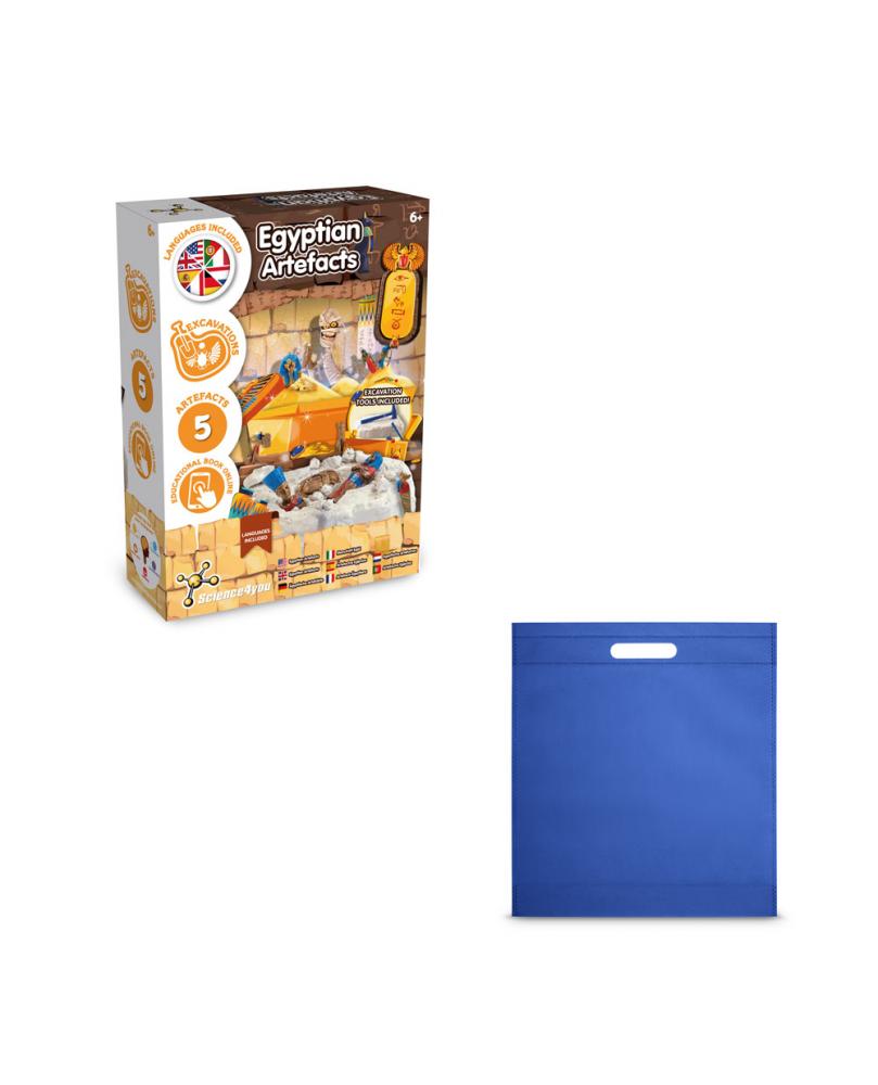 Ancient Egypt Excavation Kit IV. Juego educativo suministrado con una bolsa de regalo de non woven (80 g/m²)