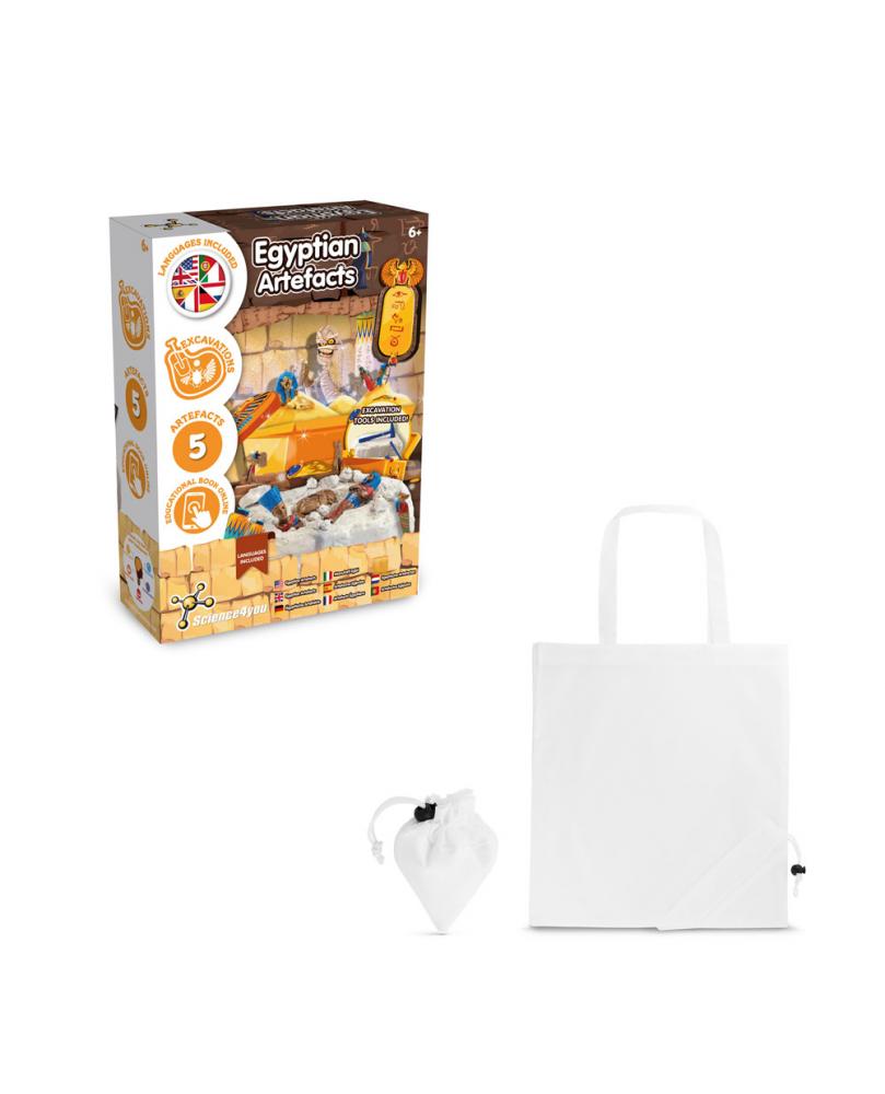 Ancient Egypt Excavation Kit V. Juego educativo suministrado con una bolsa de regalo plegable de 190T