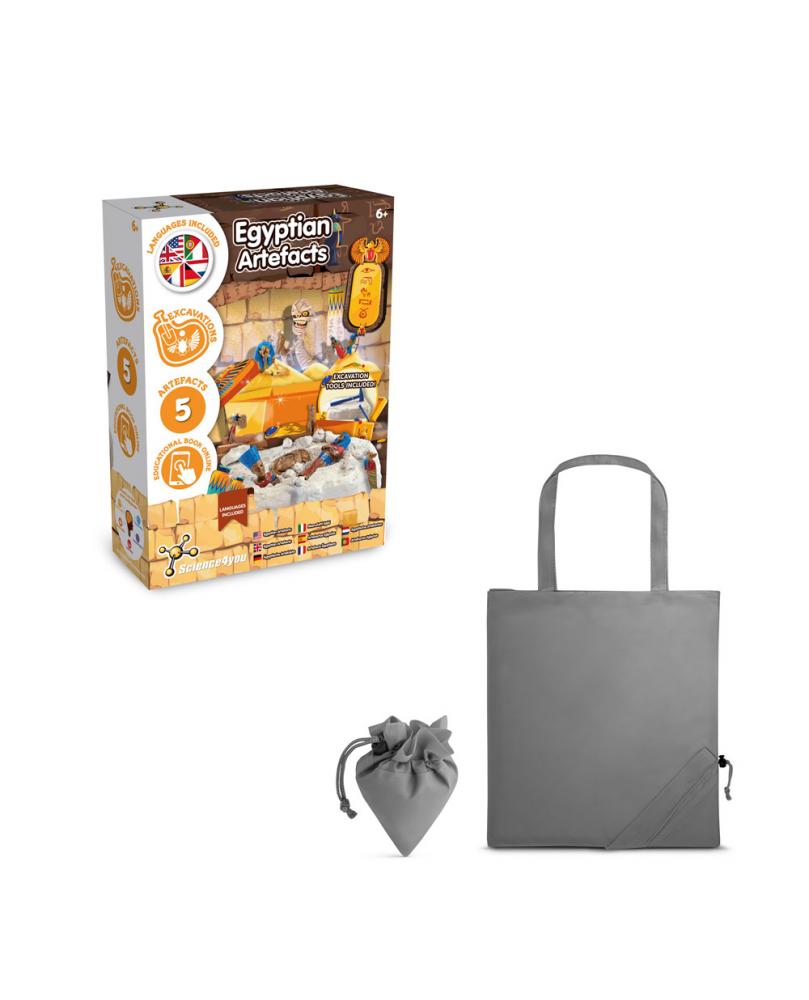 Ancient Egypt Excavation Kit V. Juego educativo suministrado con una bolsa de regalo plegable de 190T