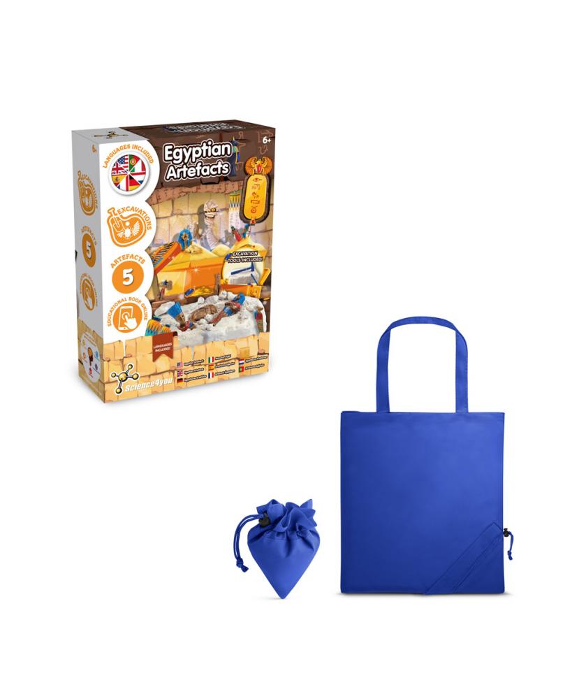 Ancient Egypt Excavation Kit V. Juego educativo suministrado con una bolsa de regalo plegable de 190T