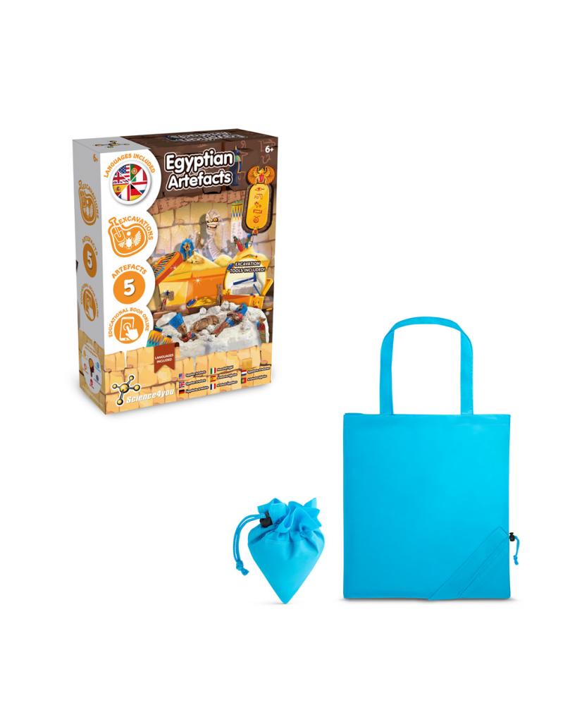 Ancient Egypt Excavation Kit V. Juego educativo suministrado con una bolsa de regalo plegable de 190T