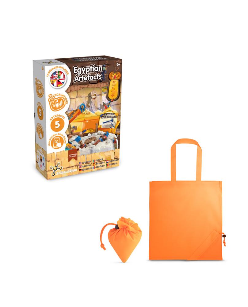 Ancient Egypt Excavation Kit V. Juego educativo suministrado con una bolsa de regalo plegable de 190T