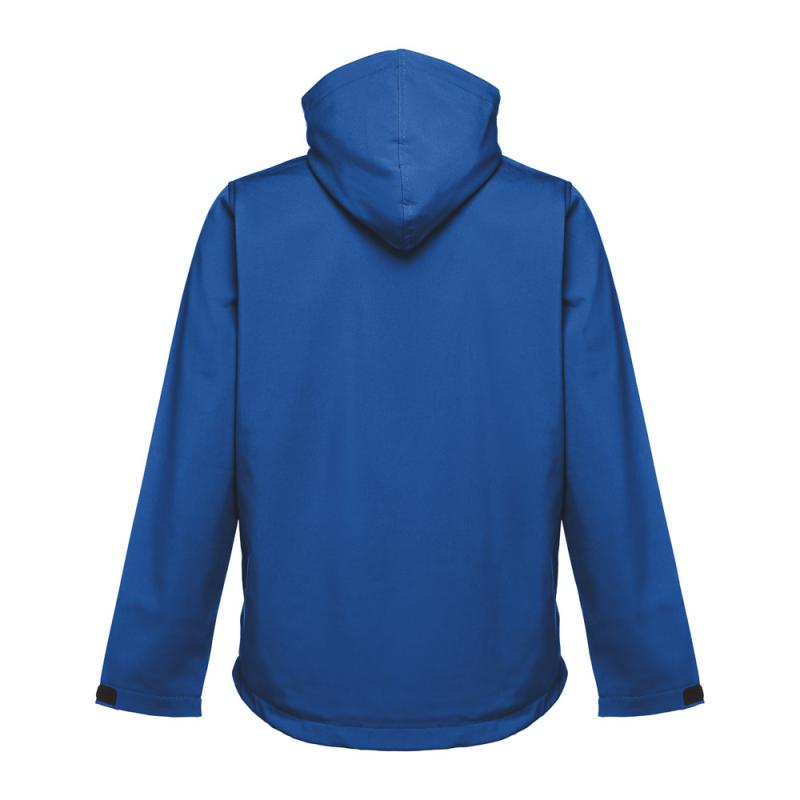 THC ZAGREB. Chaqueta softshell para hombre, con capucha removible