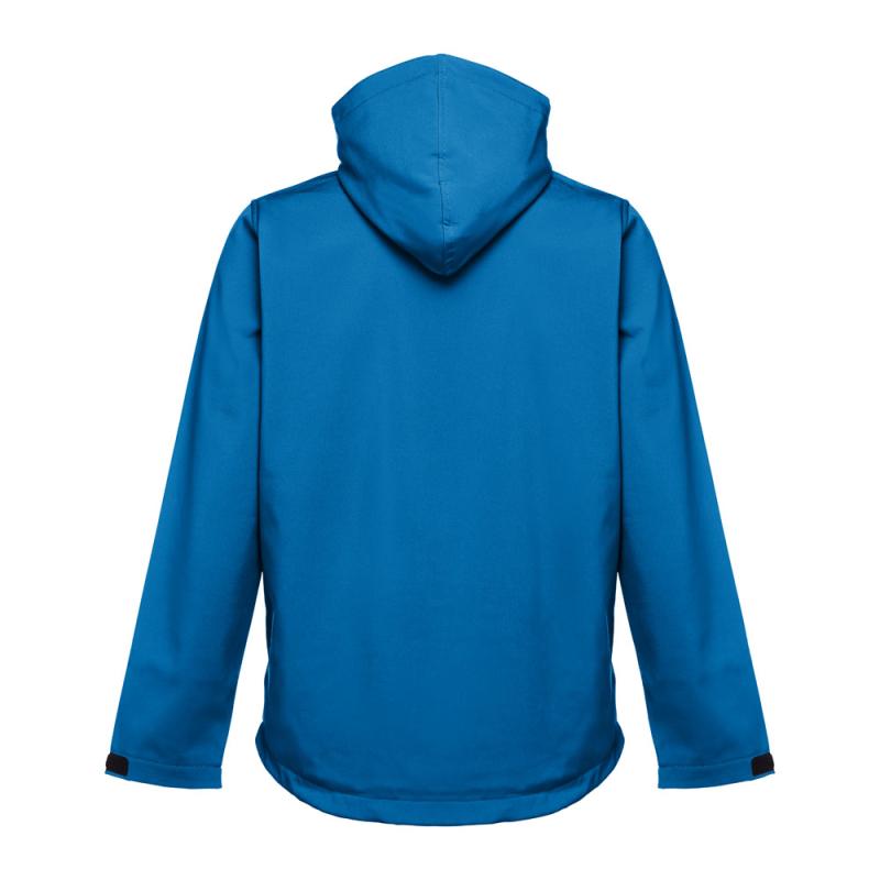 THC ZAGREB. Chaqueta softshell para hombre, con capucha removible