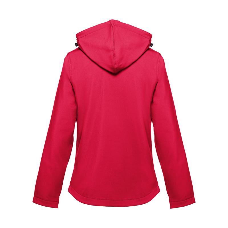 THC ZAGREB WOMEN. Chaqueta softshell para mujer, con capucha removible