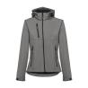 THC ZAGREB WOMEN. Chaqueta softshell para mujer, con capucha removible