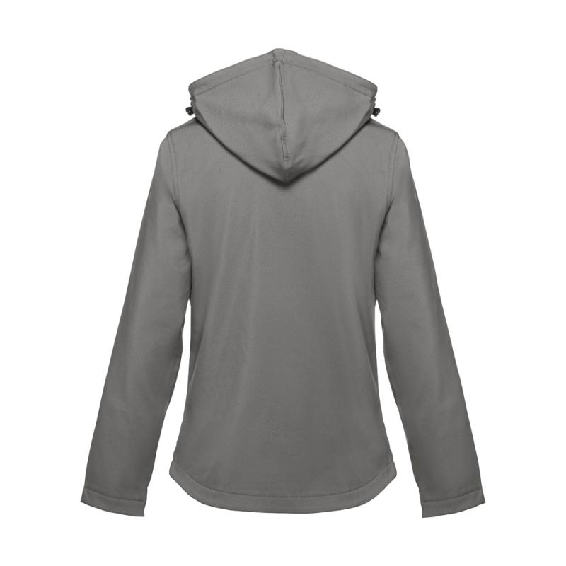 THC ZAGREB WOMEN. Chaqueta softshell para mujer, con capucha removible