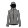 THC ZAGREB WOMEN. Chaqueta softshell para mujer, con capucha removible