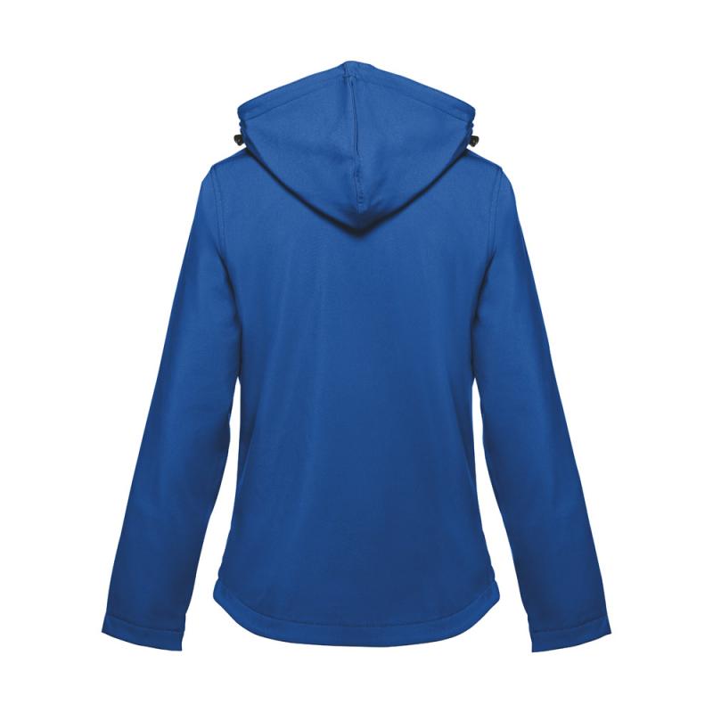 THC ZAGREB WOMEN. Chaqueta softshell para mujer, con capucha removible