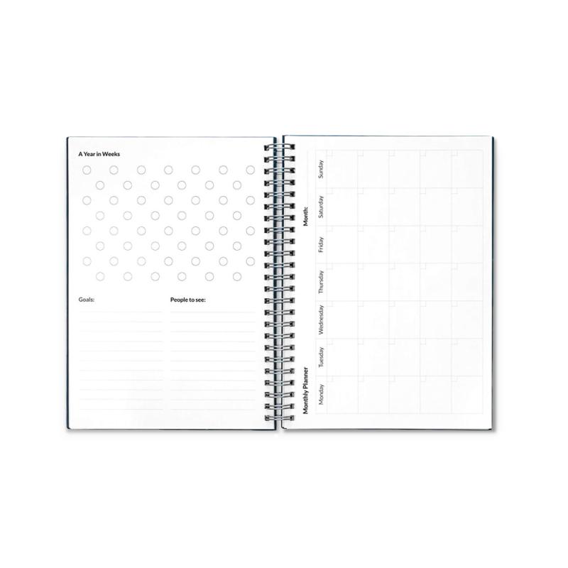 STARTER KIT INFINITE PLANNER A5. El set incluye un "Diario permanente", un kit de limpieza, un marcador y un portamarcadores